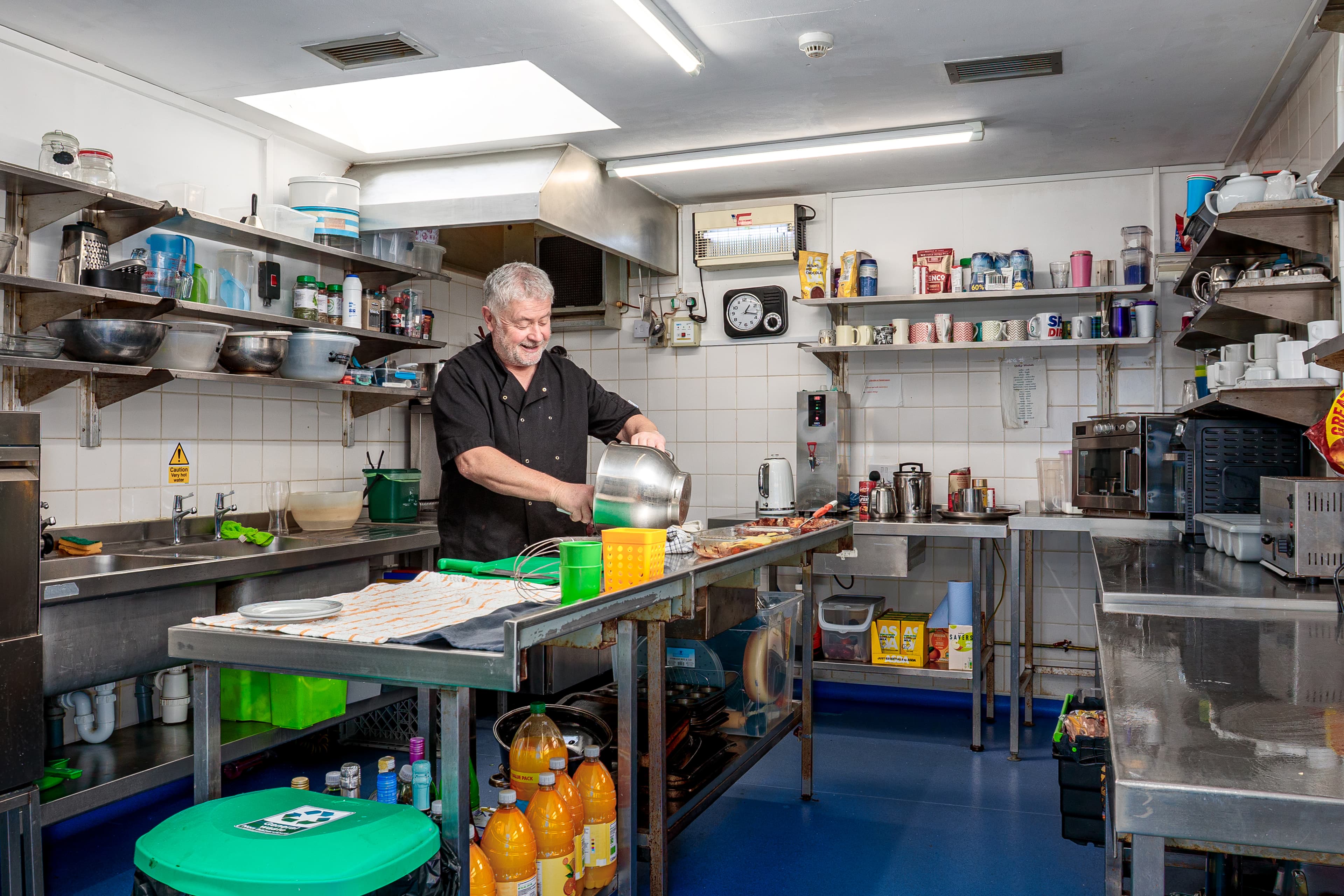 Modern commercial kitchen